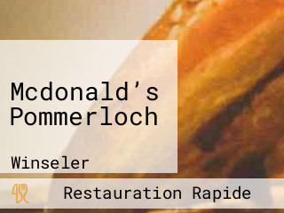 Mcdonald’s Pommerloch