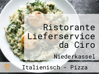 Ristorante Lieferservice da Ciro