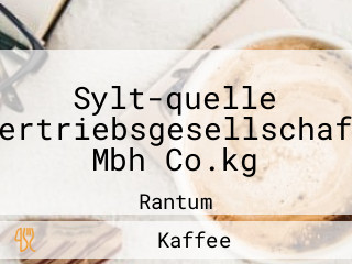 Sylt-quelle Vertriebsgesellschaft Mbh Co.kg