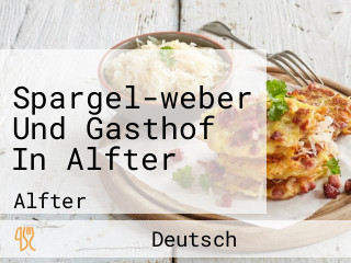 Spargel-weber Und Gasthof In Alfter