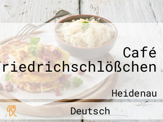 Café Friedrichschlößchen