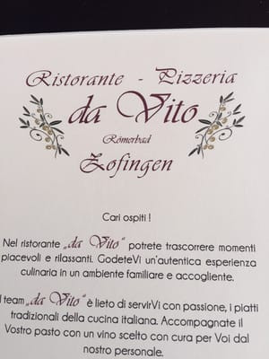 Ristorante Pizzeria Da Vito