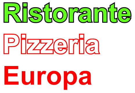 Ristorante Pizzeria Europa