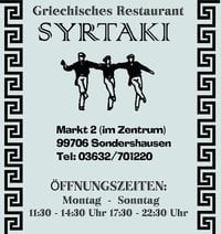 Griechisches Restaurant Syrtaki